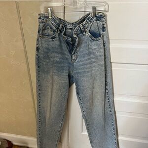 Acid Wash Straight Leg Ava and Viv jeans